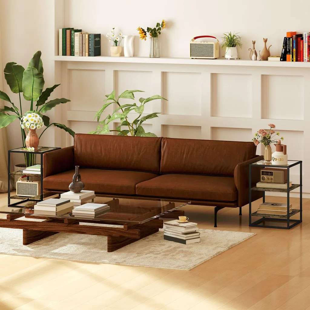 Petite table basse stable et robuste 3 niveaux pour gagner de l'espace - 8