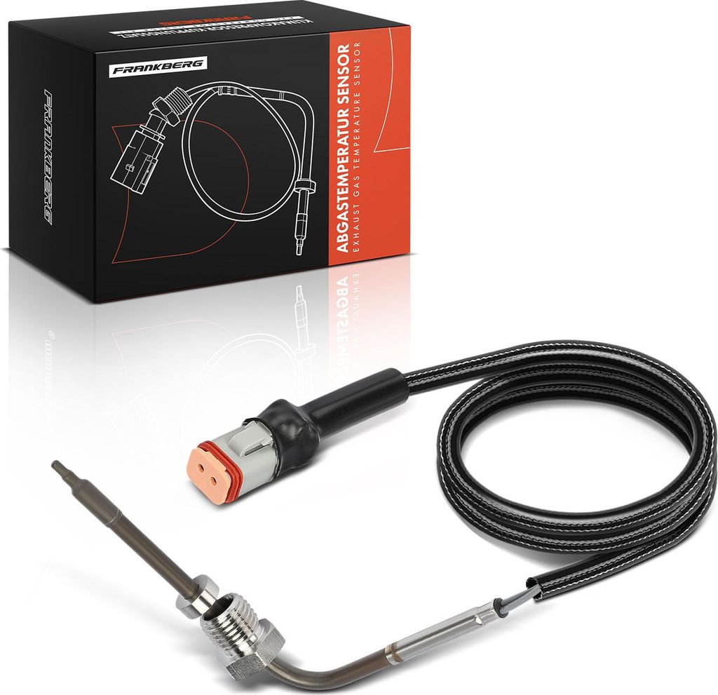 Frankberg 1x Abgastemperatursensor für Scania L P G R S T 6.7L 9.3L 12.7L 16.4L Bj ab 2003