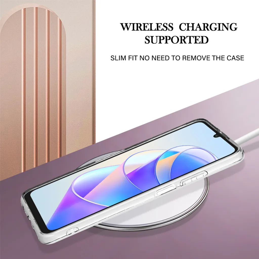 WOBURN Cover Per Huawei Honor X7a - Custodia Morbida In Silicone TPU Con Stampa Artistica Dipinta, Antiurto E Antigraffio - 3