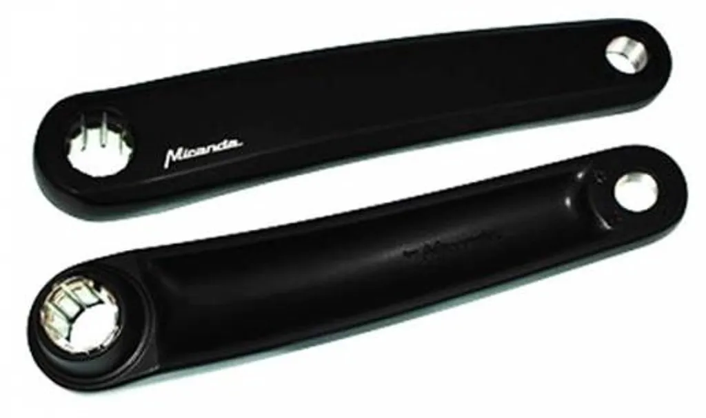 Manivelles pour Vélo Électrique 170 mm Miranda Aluminium Noir Universelles