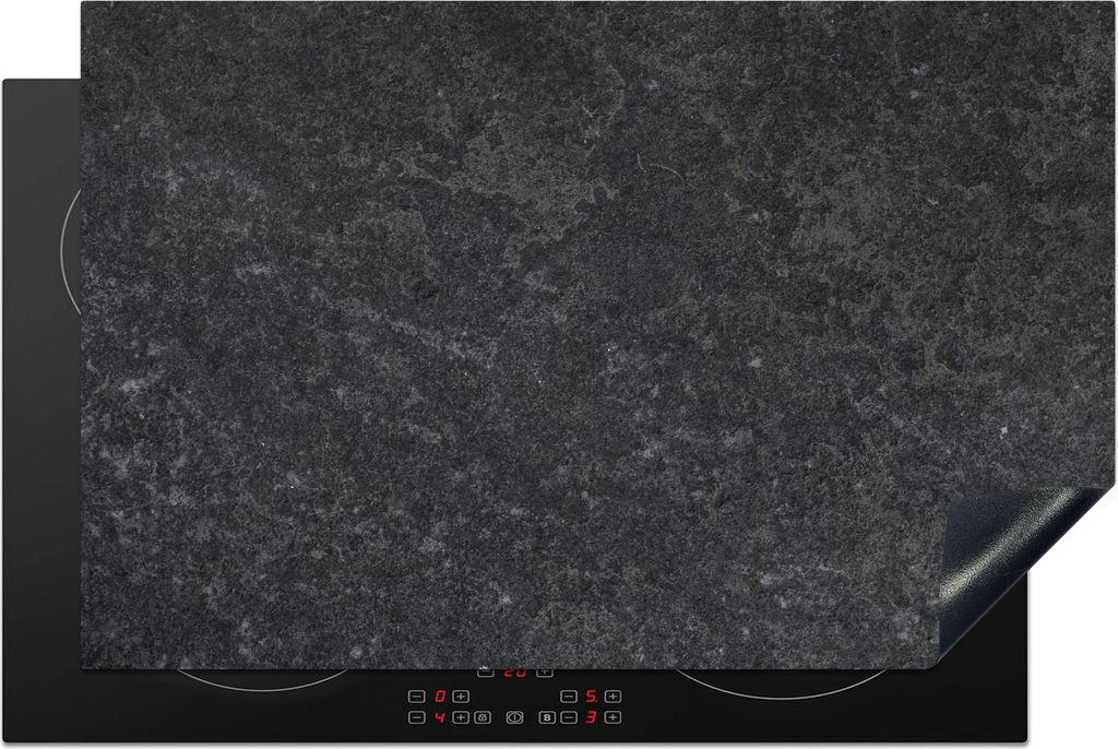 KitchenYeah Herdabdeckplatte Beton - Grau - Textur - Retro - Industriell , 80x52cm, Küche Deko, Glaskeramikfeld Herdabdeckung, Abdeckplatte fùr...