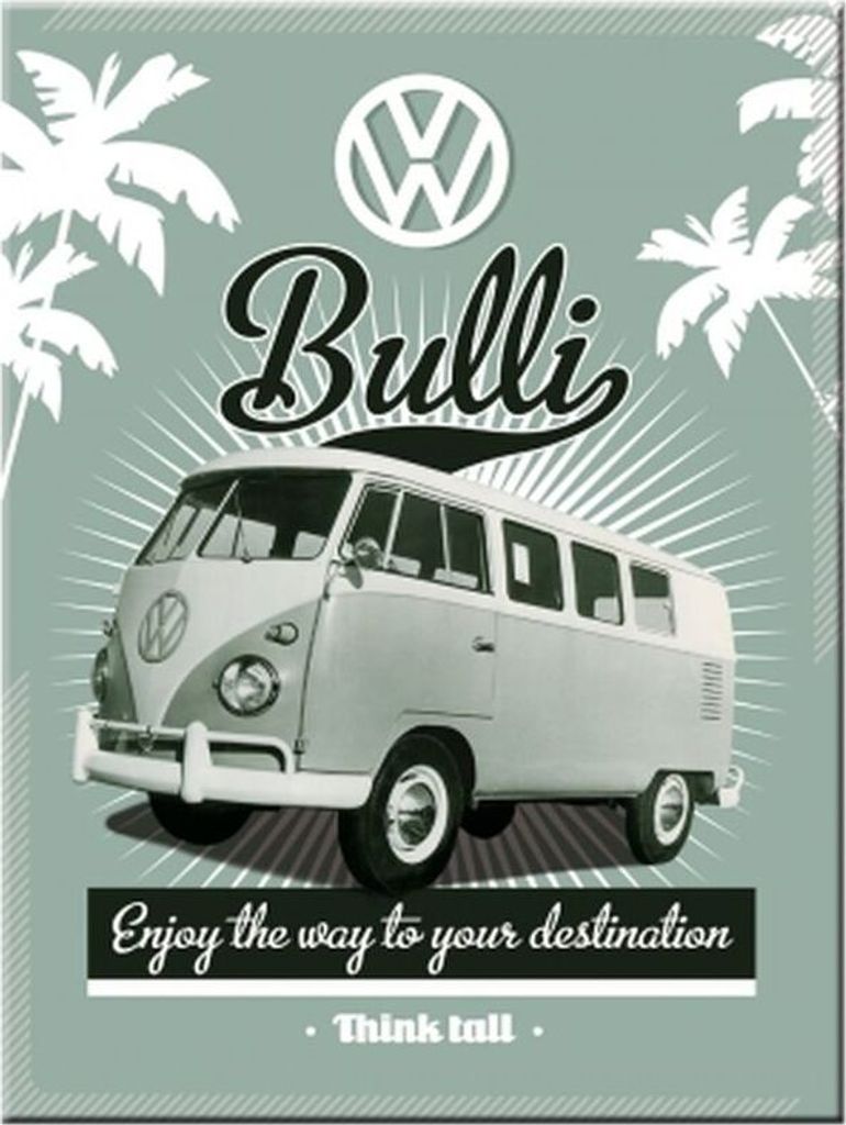 Nostalgic-Art - Magnet 6 x 8 cm - Volkswagen - VW Retro Bulli