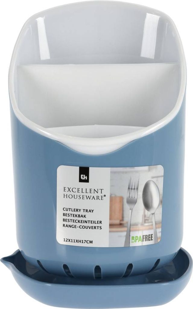 Portaposate Excellent Houseware con vassoio, plastica, Immagine del prodotto 