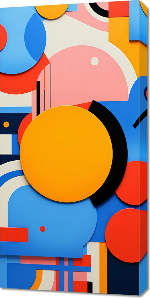 Quadro Moderno Emozioni Astratte 50x100 - Decorazione Parete Canvas