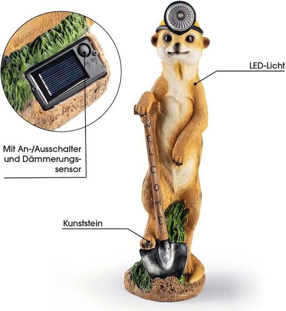 Btfarm 10 Pezzi Luci Solari Da Giardino, 8 LED Faretti Sepolta Solari A - Foto 5