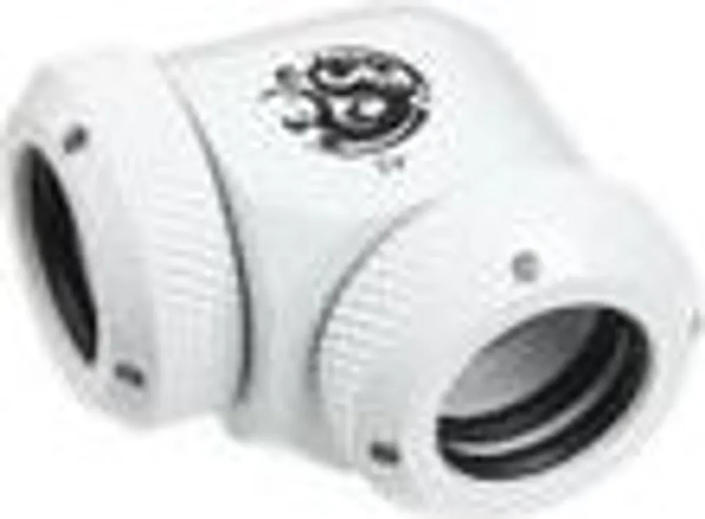 Adaptateur anti-fuite watercooling Bitspower Multi-Link 12mm 90° blanc