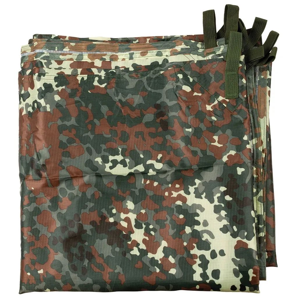 Tarp de Survie Multi-usage MFH Extrem avec Camouflage de Taille 3x3 m