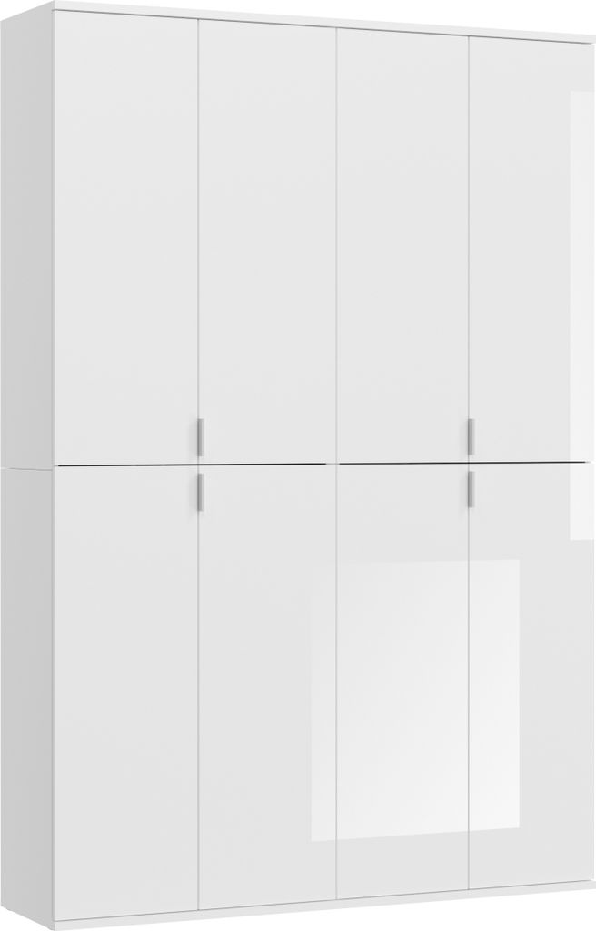 Garderobenschrank Kleiderschrank Standschrank Flurschrank Schrank "Paterson IV"