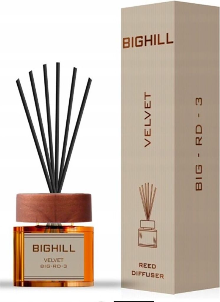 Exkluzivní vonný difuzér BIGHILL s tyčinkami - Velvet 120 Obrázek produktu 