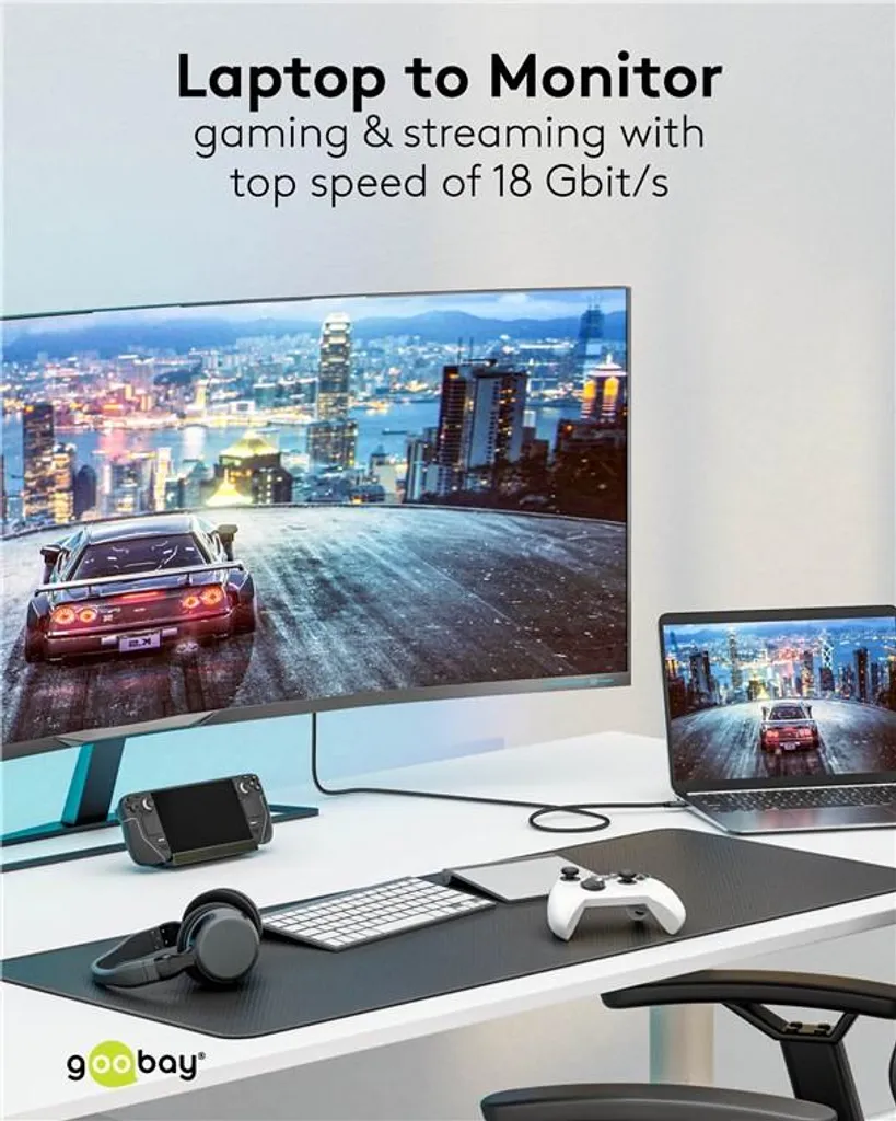 Cavo Goobay USB-C a HDMI 4K 60Hz: Risoluzione Ultra HD per Professionisti - 5