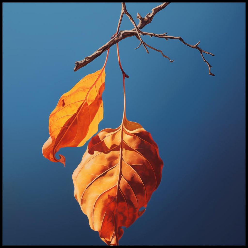 Plakat 100x100cm Letzter Atem des Sommers