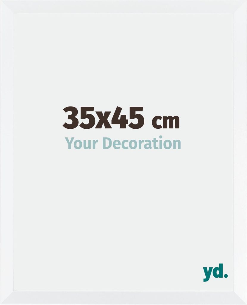 Bilderrahmen, 35x45 cm, Weiß Matt, MDF, Catania