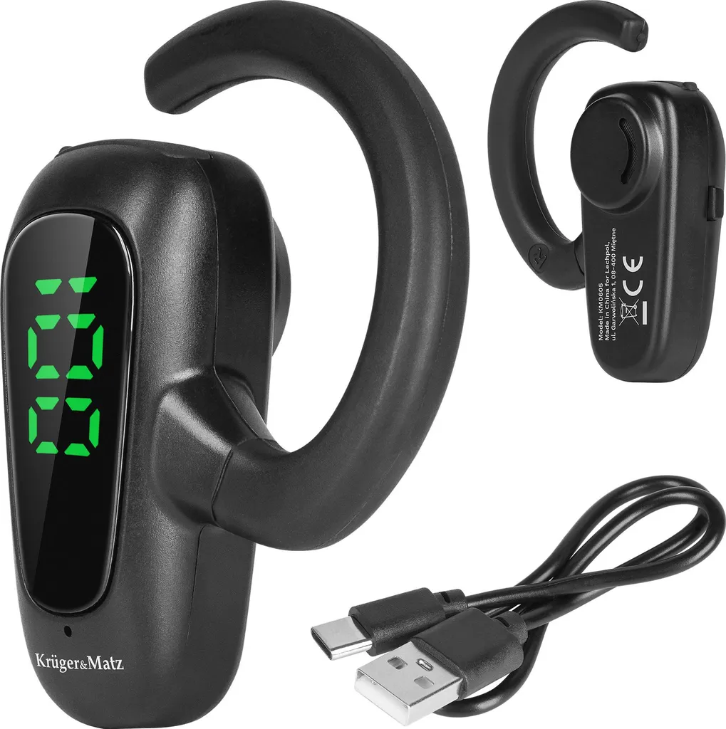 Casque Bluetooth Noir K18 KM0605 - 10h d'Autonomie et Son Haute Qualité