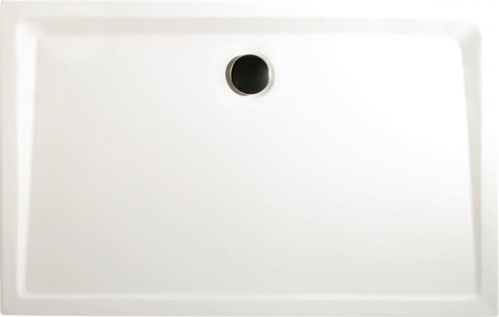 Duschwanne Breuer Classic Line Rechteck 80 x 90 x 3,5 cm weiß 1925011000015