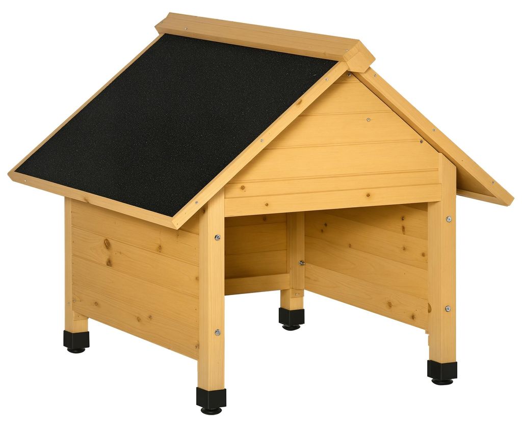 Outsunny Holzgarage für Rasenmäher Roboter Carport für Produktbild 
