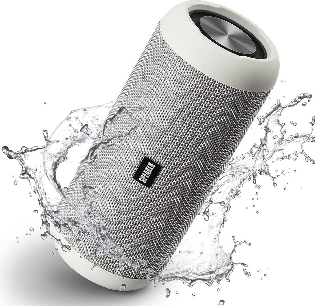 30 W, Bluetooth 5.0, Dual-Treiber mit HD-Stereo-Funktion, wasserdicht IPX6, 30 Stunden, Playtime, integriertes Mikrofon, unterstützt FM-Radio