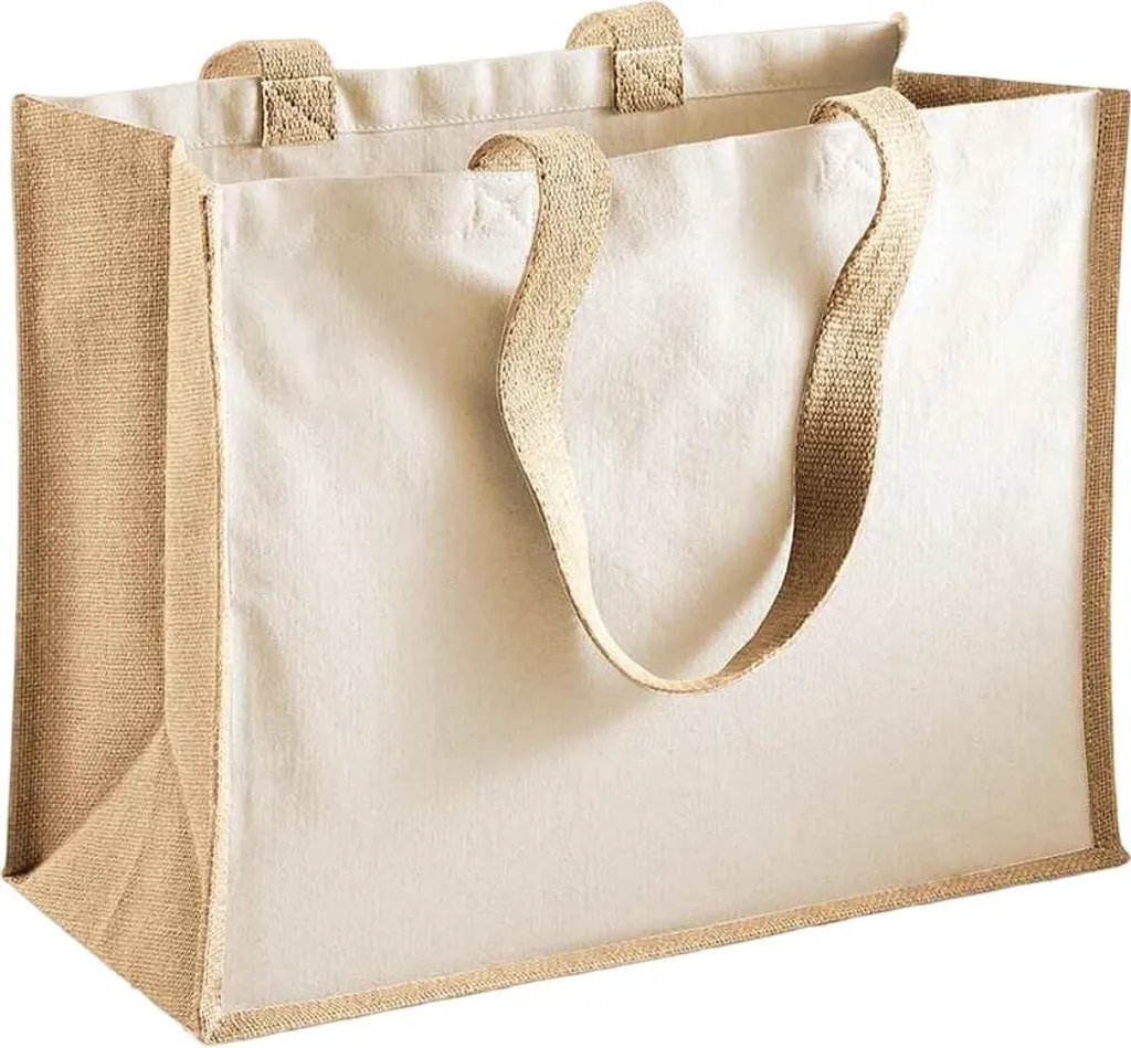 Westford Mill PC6263 Borsa Iuta Naturale - Shopper Spesa Resistente 21L