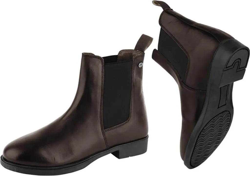 Bottes de jodhpurs ELT Classic en cuir avec élastiques de confort