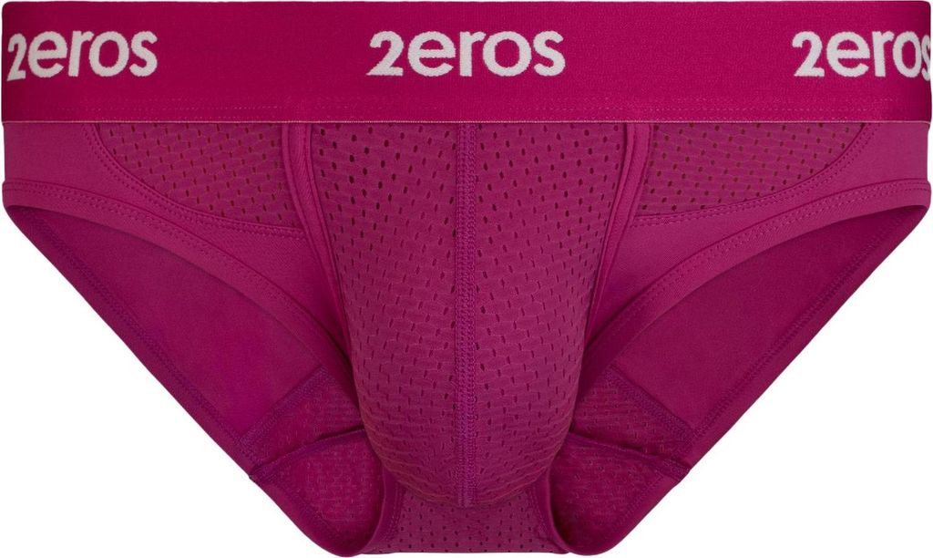 2EROS - Herren Slip Unterwäsche - Aktiv NRG Brief Fuchsia - 1x Größe L
