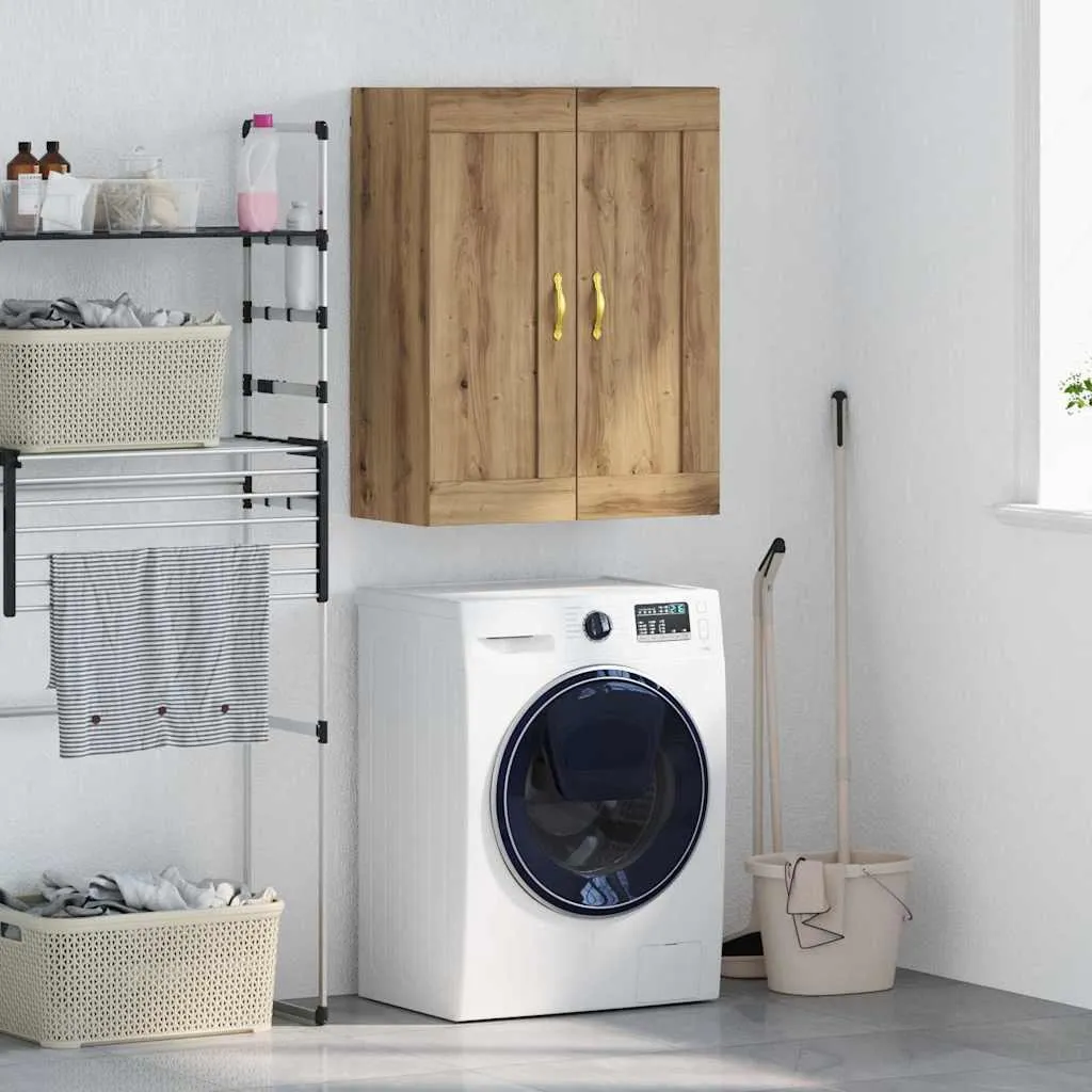 Mobile a Muro Rovere Artigianale vidaXL | Crea il Tuo Nido Ordinato