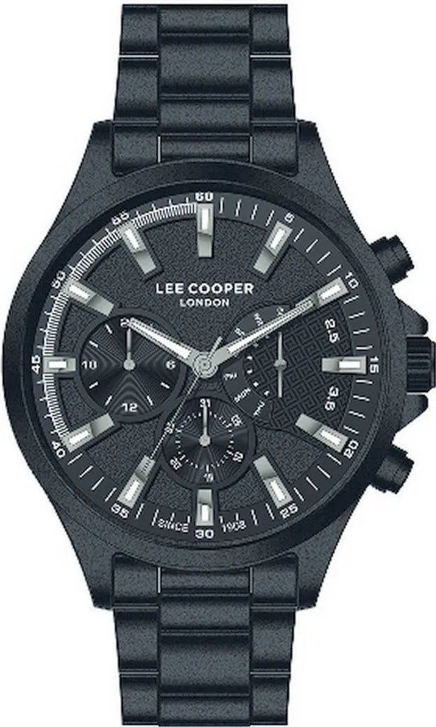 Orologio Lee Cooper LC07394.650 Randy Uomo Quarzo - Nero Acciaio