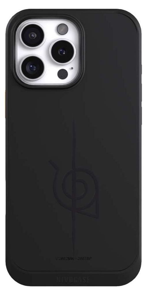 NIVOCASE Hülle für Apple iPhone 16 Pro Max Handyhülle NIVOcore Case Schwarz Naruto Shippuden Sasuke Konoha