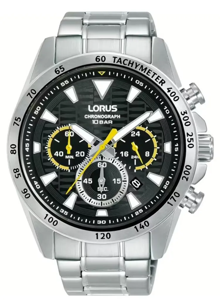 Montre Bracelet Homme Lorus RT351KX9 Chrono Sportive Chic Acier Argenté