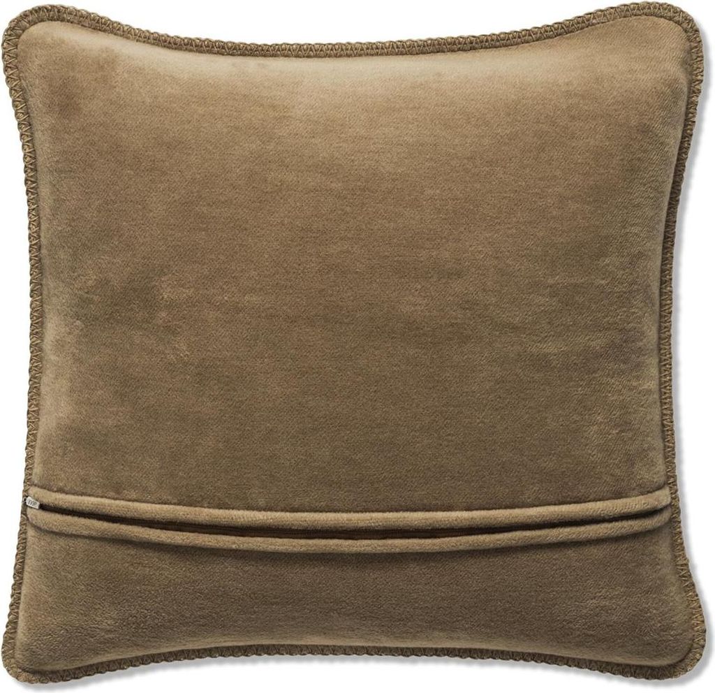 JOOP! Kissen Uni Doubleface Farbe Maccadamia-Cashew Größe 50 x 50