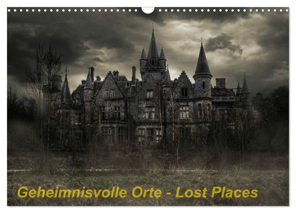 Geheimnisvolle Orte - Lost Places (Wandkalender 2027 DIN A3 quer), CALVENDO Monatskalender