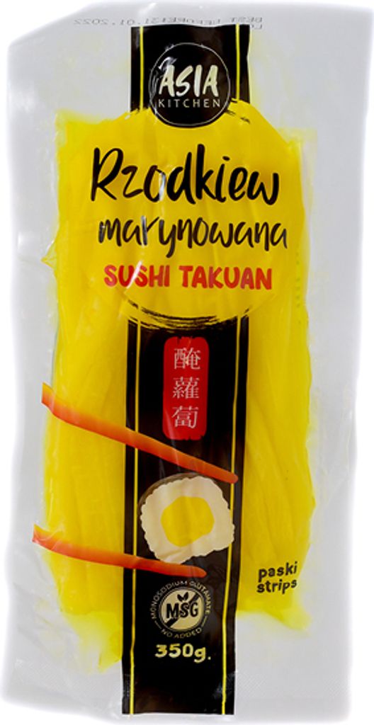 Oshinko Streifenrettich 350g - Asia Kitchen Produktbild 