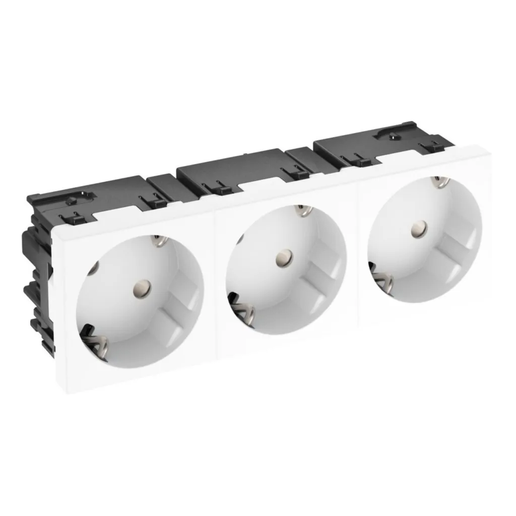 Douille triple contact de protection STD-D3SC RW3 avec inclinaison 33°