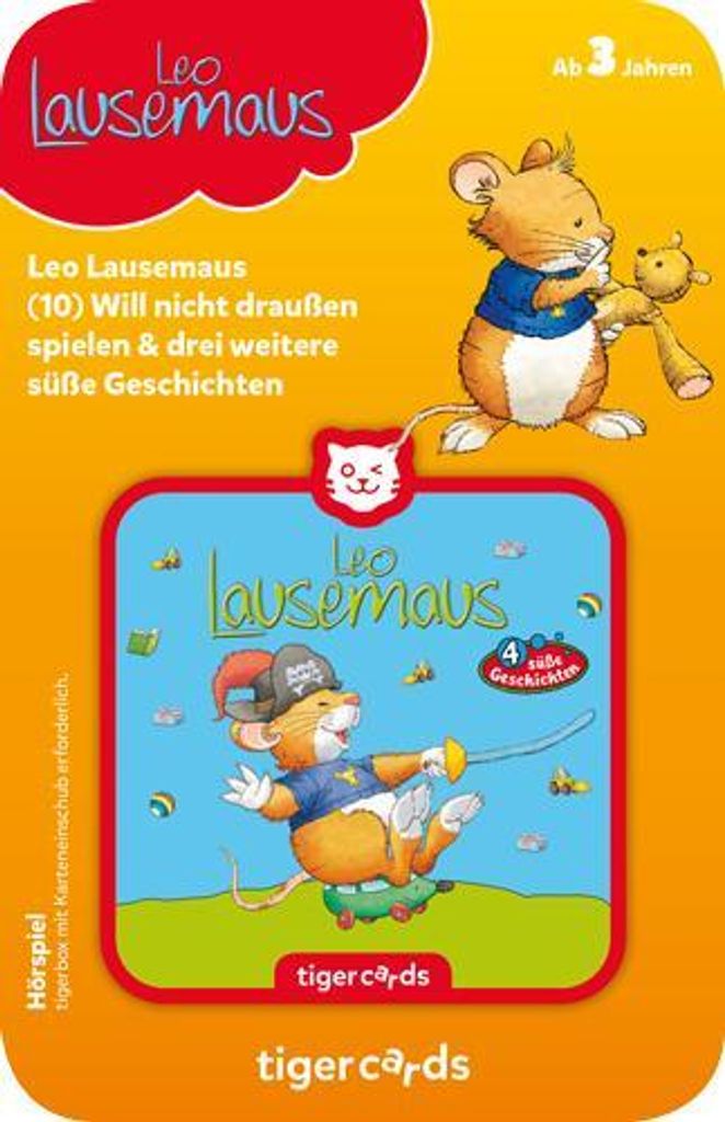 tigercard - Leo Lausemaus (10): Will nicht draußen spielen Produktbild 