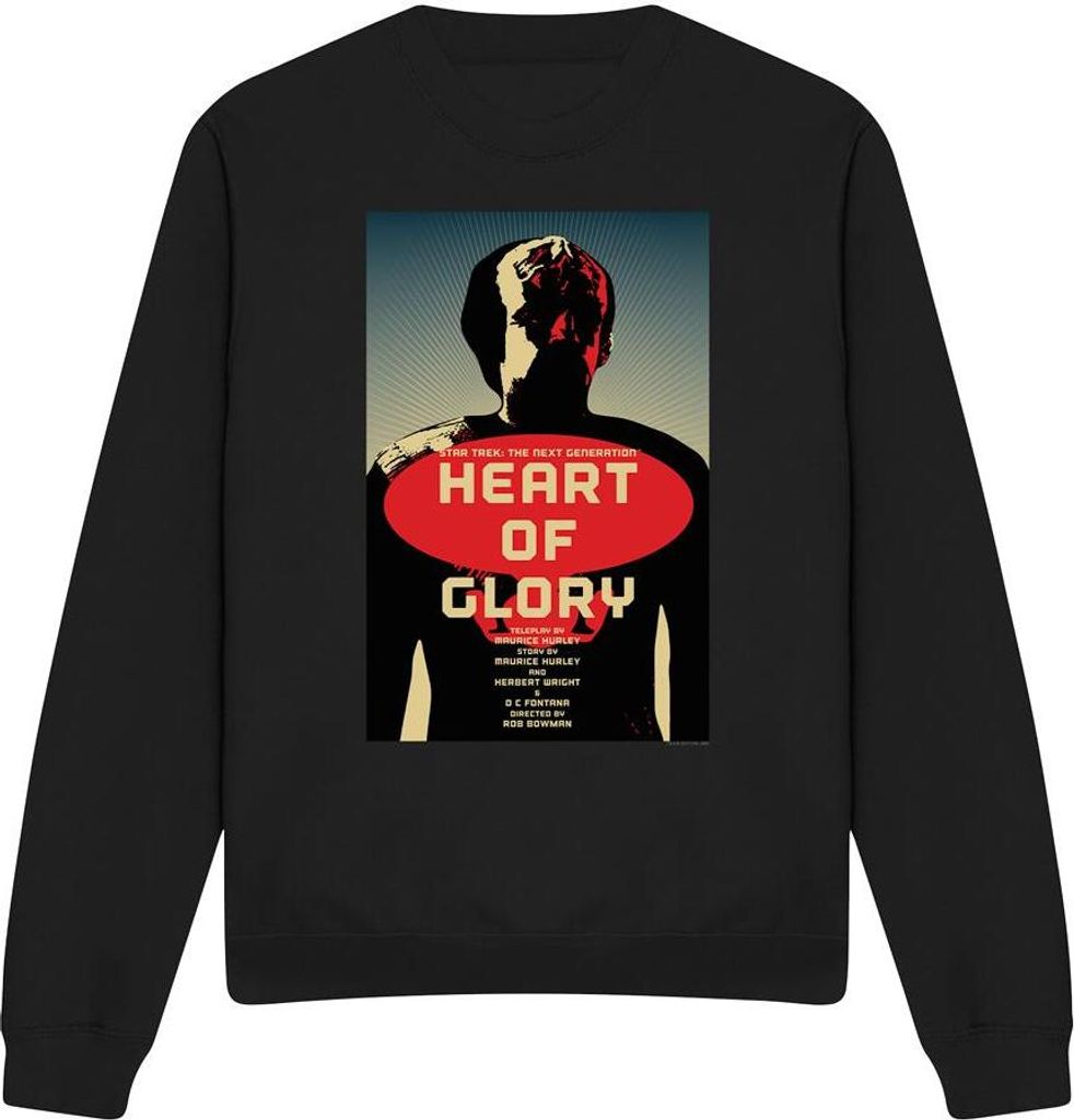 Star Trek - "The Next Generation Season 1 Episode 20" Sweatshirt für Herren/Damen Uni TV11706 (S) (Schwarz)