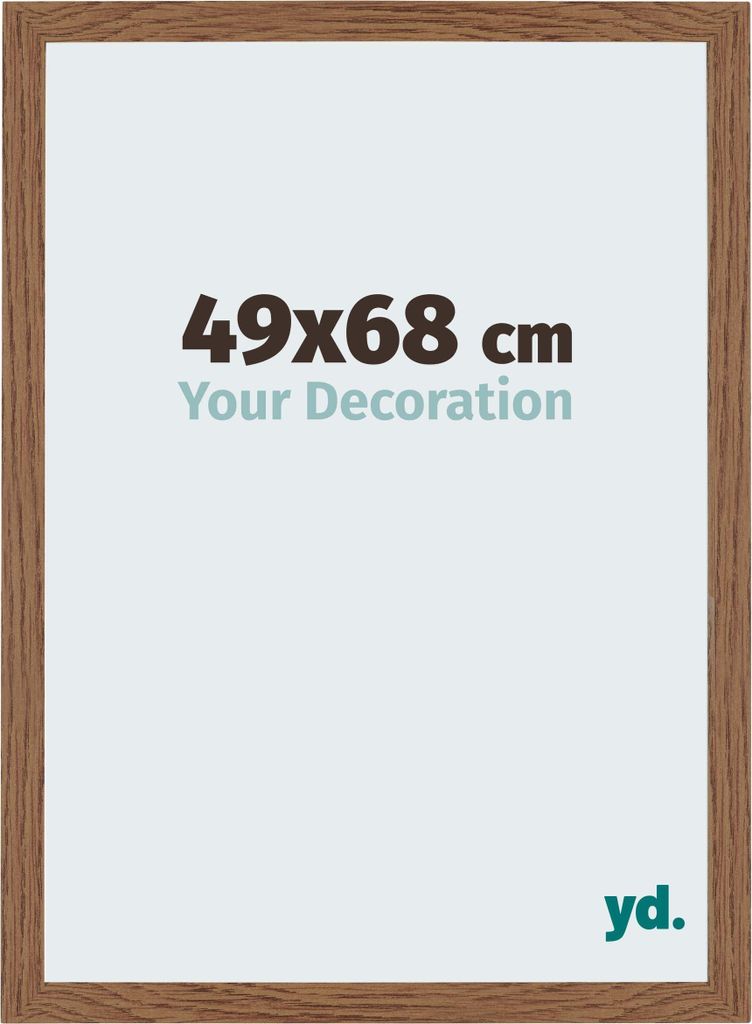 Bilderrahmen, 49x68 cm, Eiche Rustikal, MDF, Mura
