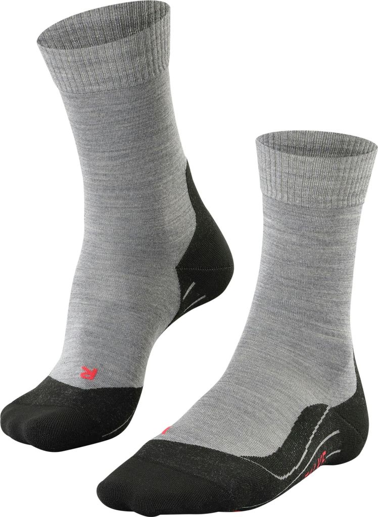 FALKE TK5 heren wandelsokken, licht grijs (light grey)