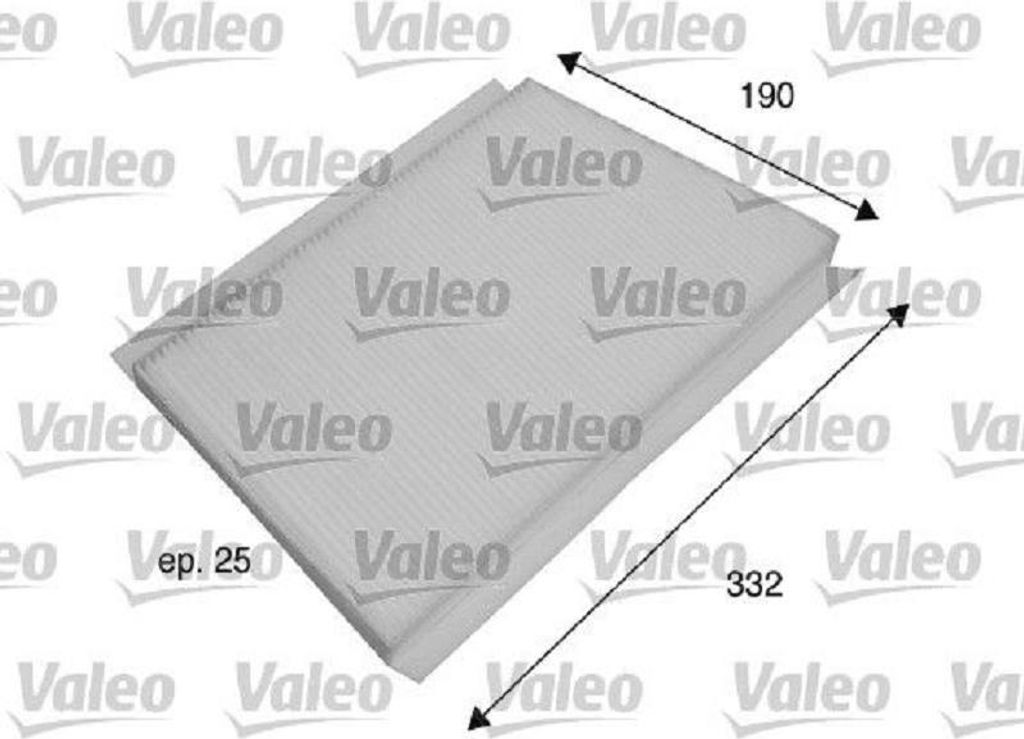 VALEO 698701 Innenraumfilter Pollenfilter passend für MERCEDES-BENZ C-Klasse Limousine (W203)