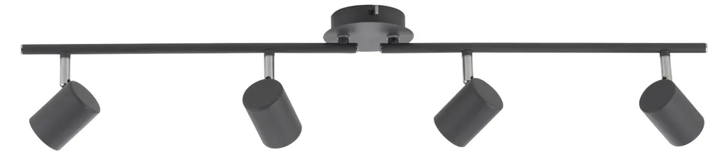 Luminaire plafonnier LED spots rotatifs anthracite hauteur 16 cm - 5