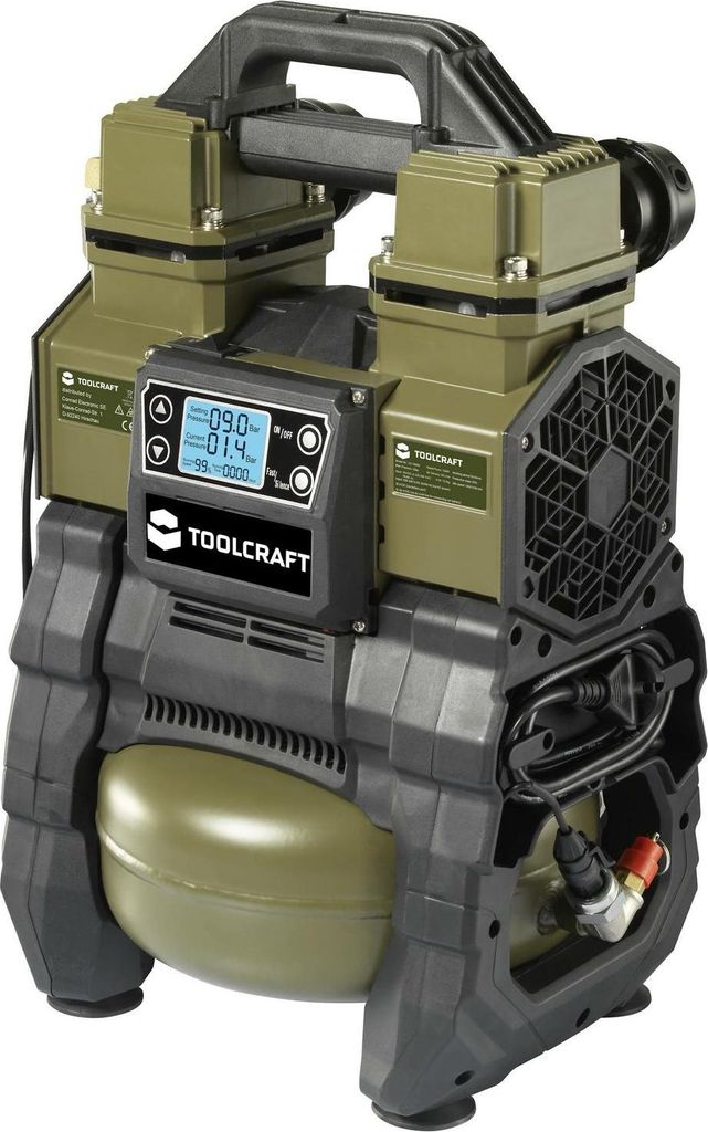 TOOLCRAFT TO-7858587 Druckluftkompressor 18 VDC/230 VAC 9 Produktbild 
