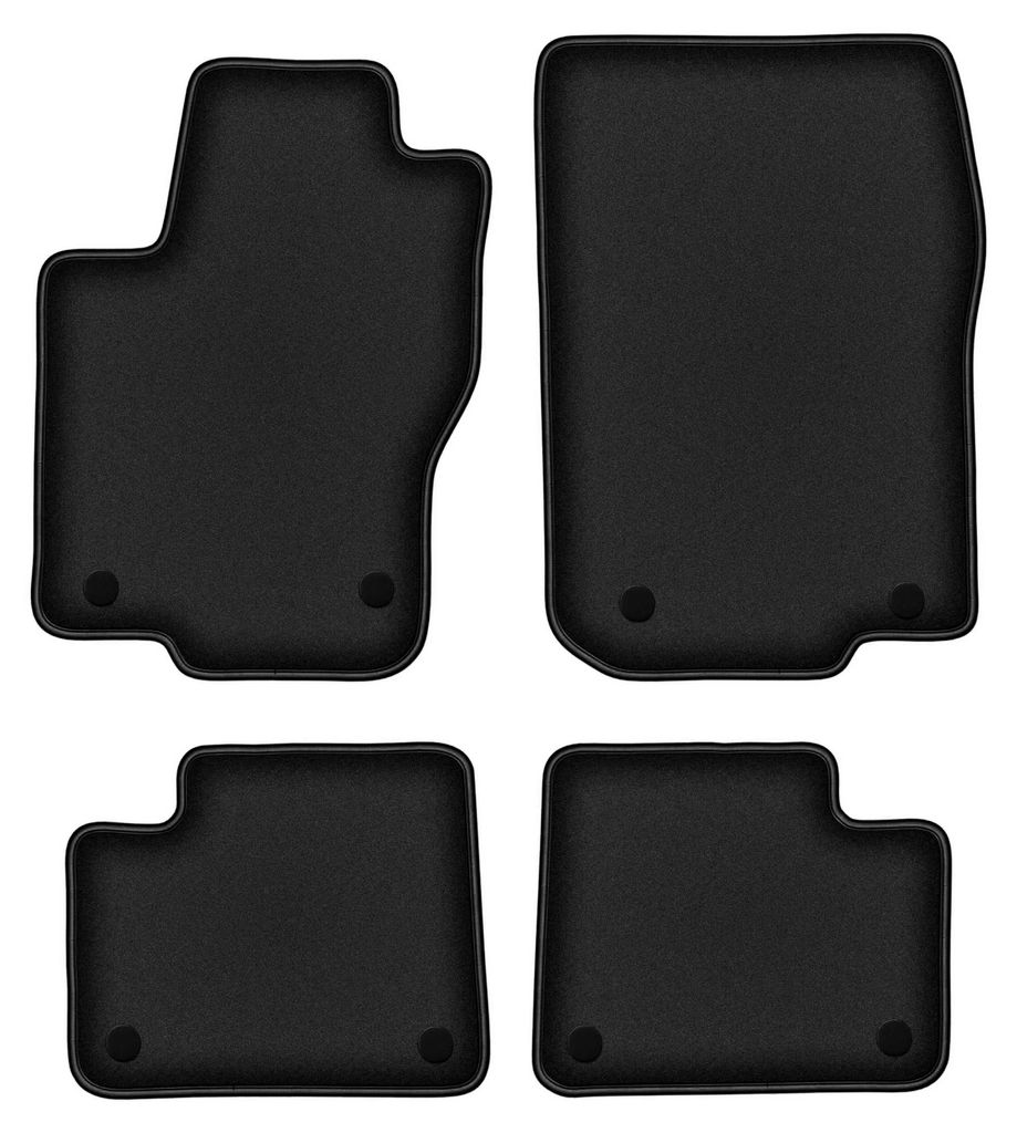 Premium Fußmatten Set Velours schwarz 4 tlg. für: Mercedes GLE W292 2015-2019 SUV