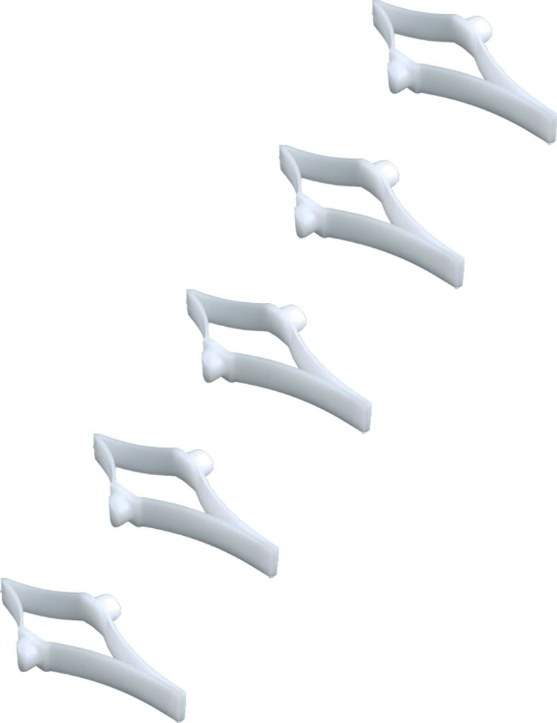 Bestway Ersatzteil-Set Federstift (weiß / 5 Stück) für Steel Pro Pools Ø 366 x 100/122 cm, rund