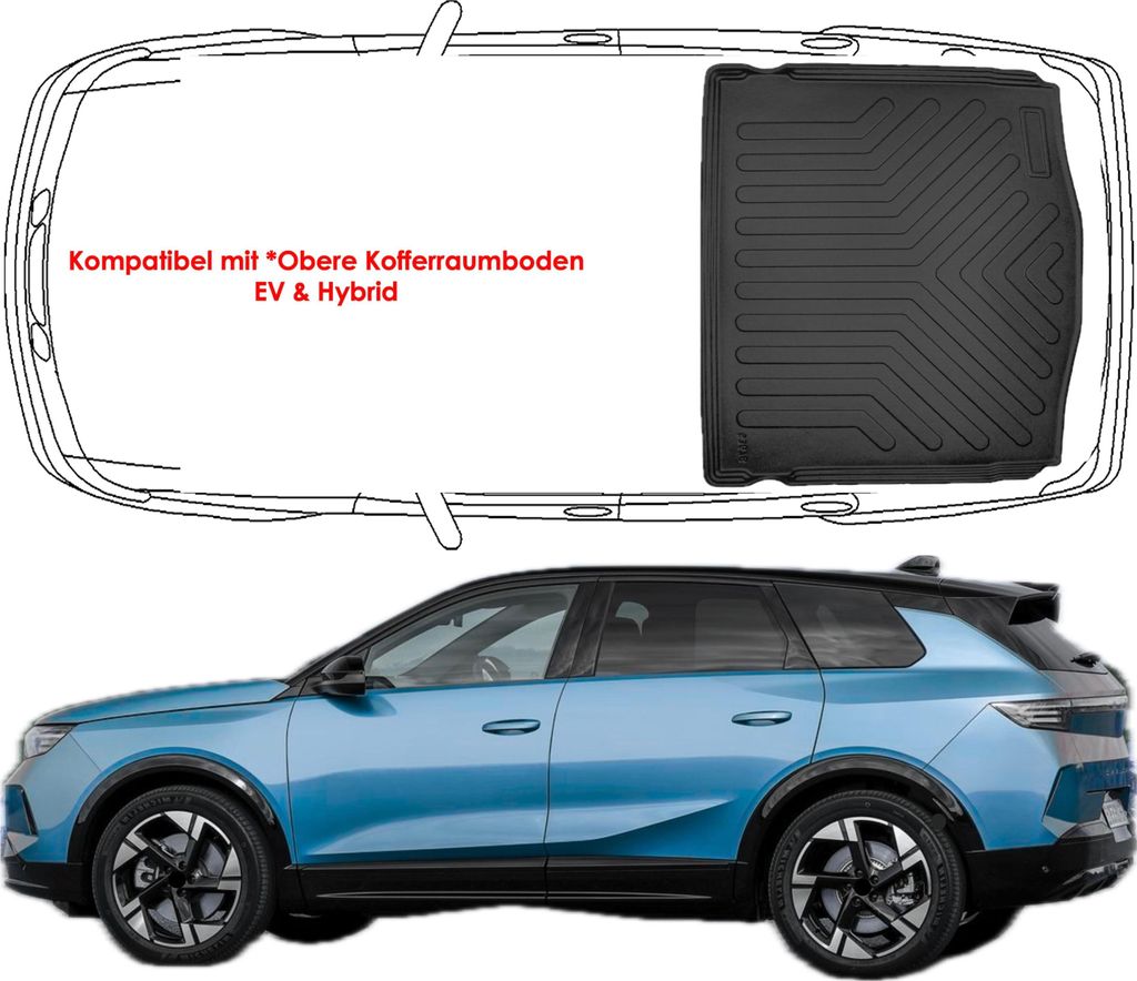 Trimak Obere  Kofferraumwanne kompatibel mit Opel Grandland Produktbild 