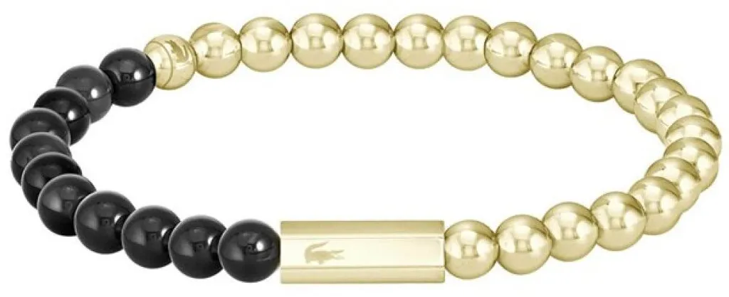 Bracelet Lacoste Scottie Doré - Finition Or Jaune et Acier Inoxydable
