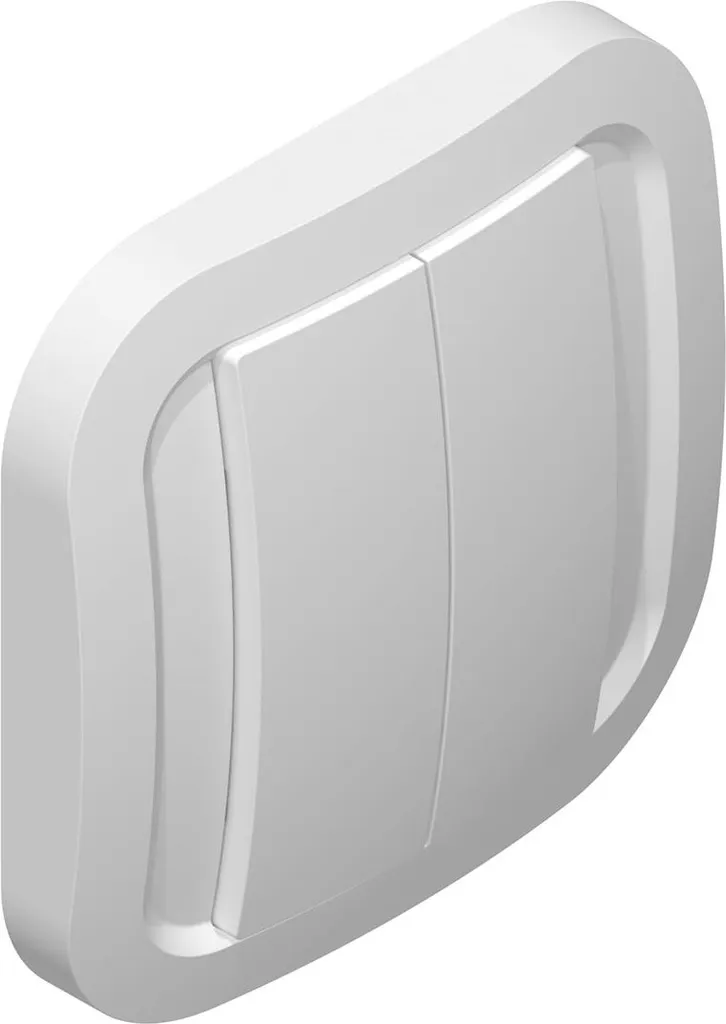 Nodon Interrupteur Mural Zigbee 2 Boutons Blanc pour Maison Connectée - 2