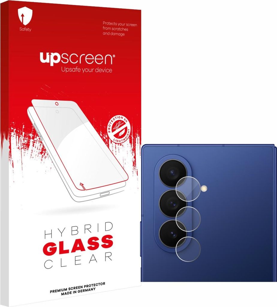 upscreen Schutzglas für Samsung Galaxy Z Fold 7 (NUR Kameraschutz) Schutzfolie Panzer Folie Glas Display Schutz klar