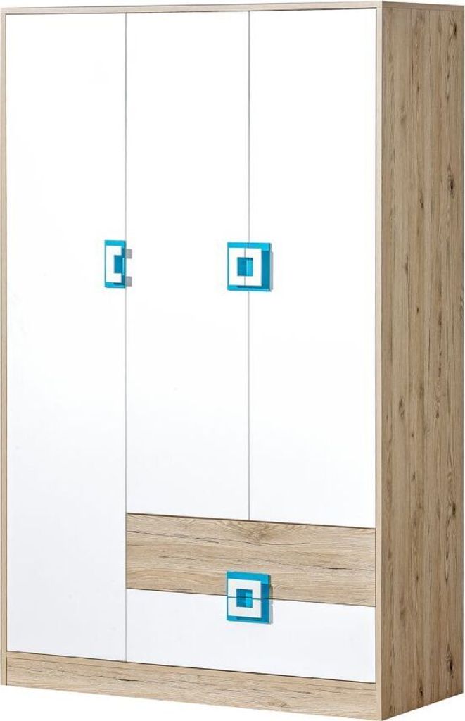 Kinderkleiderschrank, 120cm x 50cm x 190cm (LxBxH)