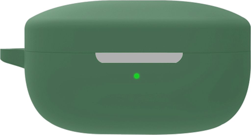Kopfhörerabdeckung Weiche Silikon -Ohrhörer -Ladekasten Vollschutz Hülle für QCY T13-Grün