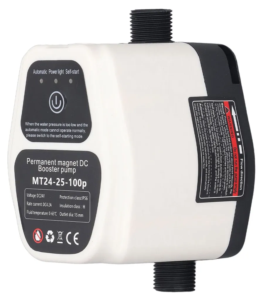 Problème de débit d'eau ? Pompe de surpression 24V automatique 100W