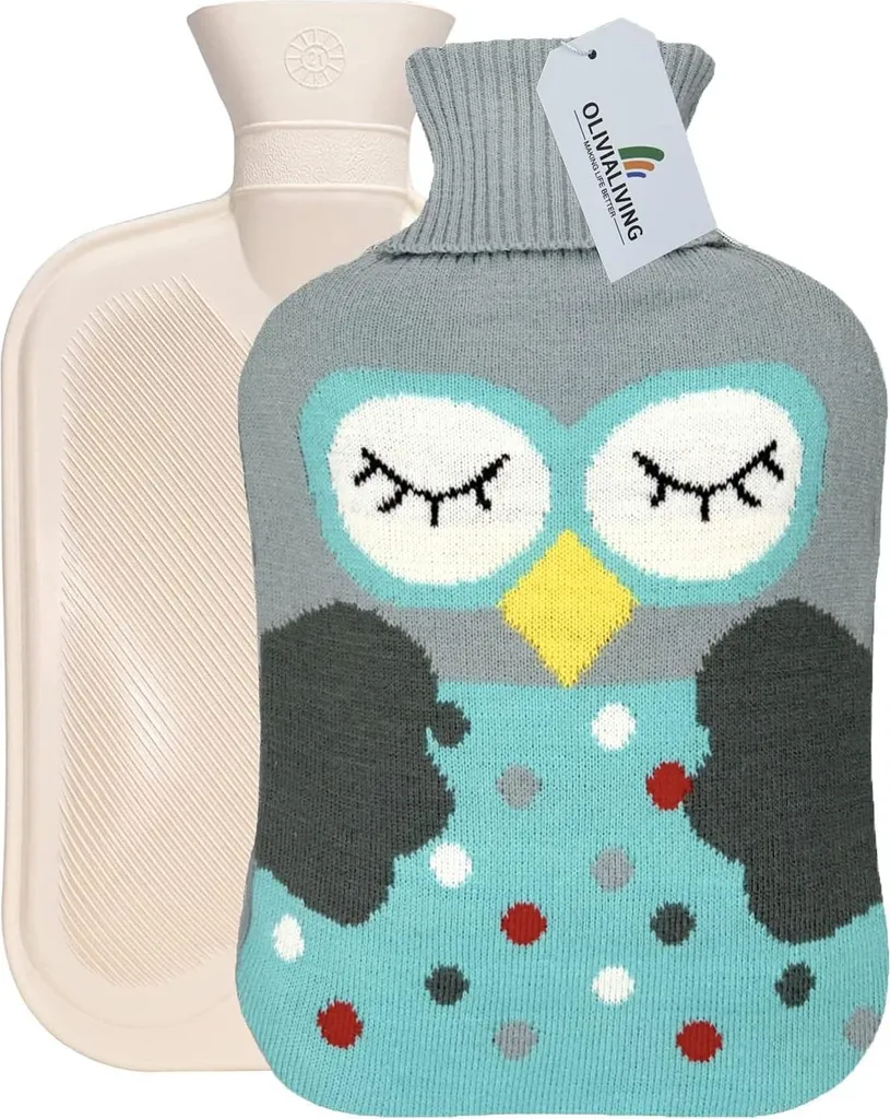 Bouillotte Thérapeutique 2L pour Détente Musculaire et Soirées d'Hiver