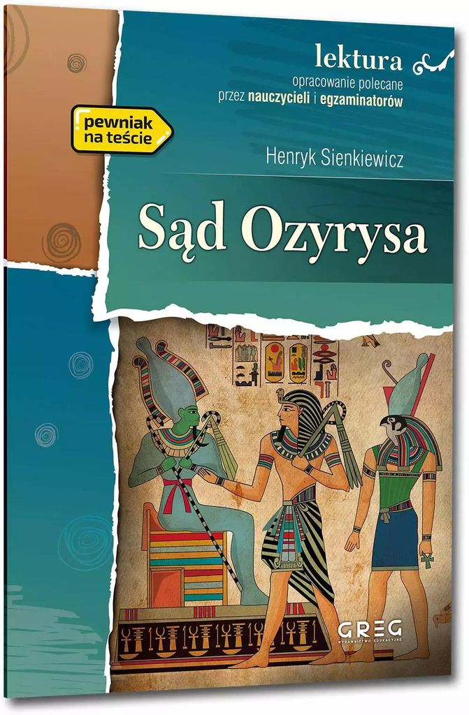 Sąd Ozyrysa nowela Henryka Sienkiewicza wydanie Greg 2022