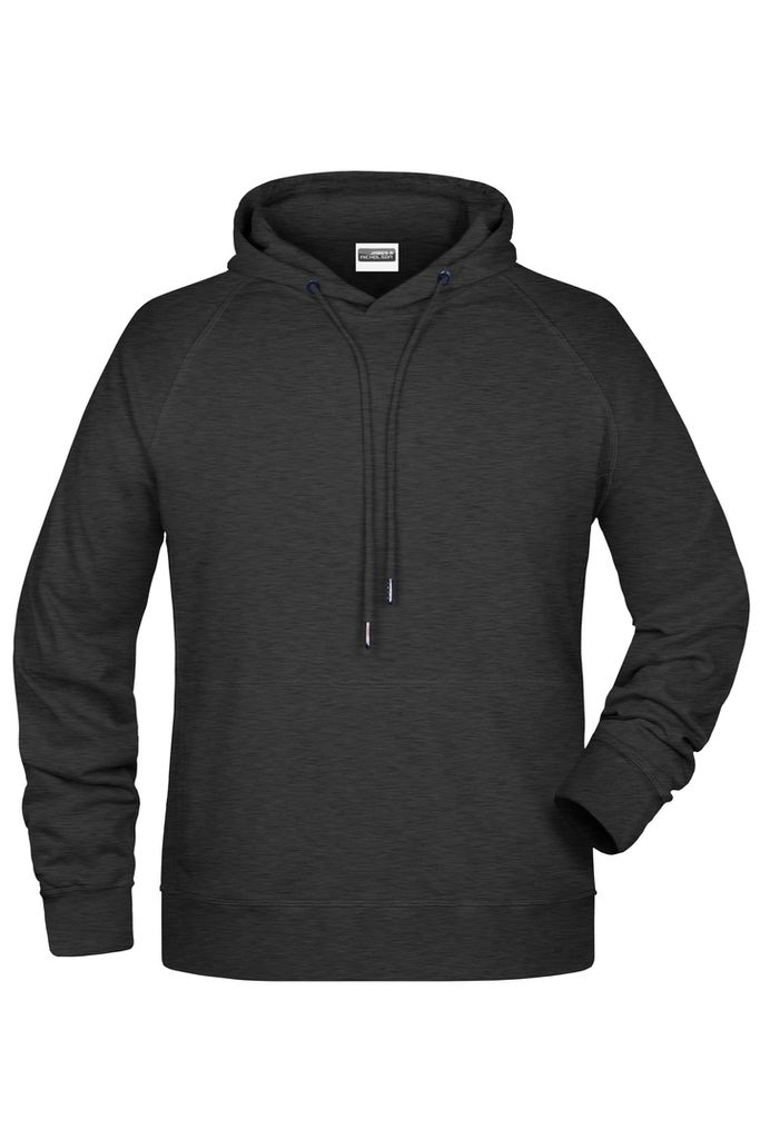 Men's Hoody Kapuzensweat mit Raglanärmeln graphite, Gr. XXL